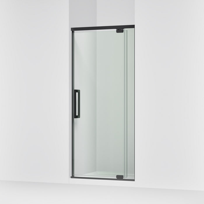 KOHLER K-CA37593-8L Statement 76" H pivot shower door with 5/16"-thick glass