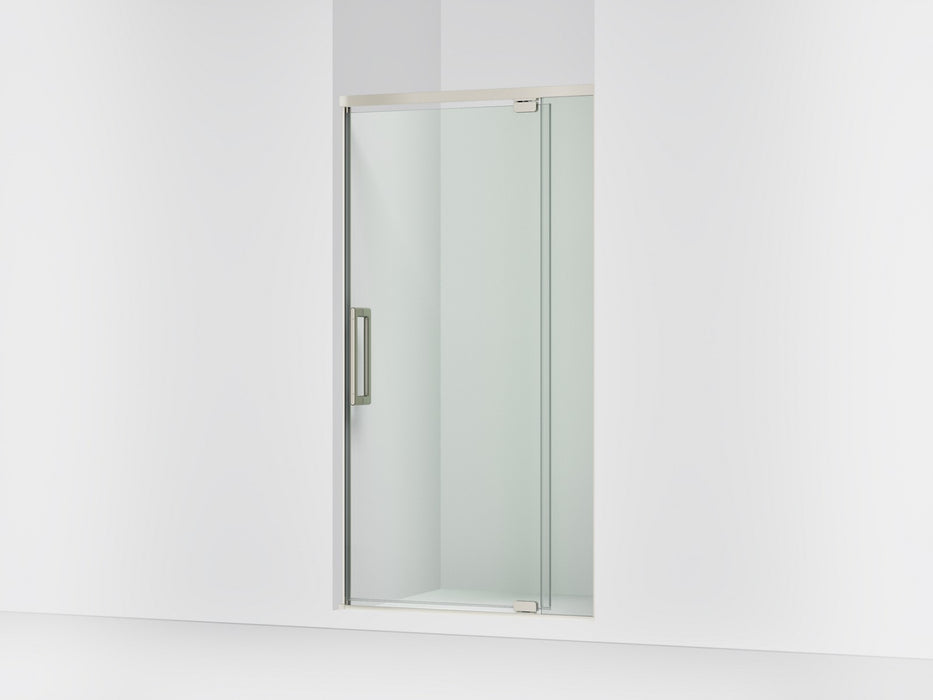 KOHLER K-CA37594-8L Statement 76" H pivot shower door with 5/16"-thick glass