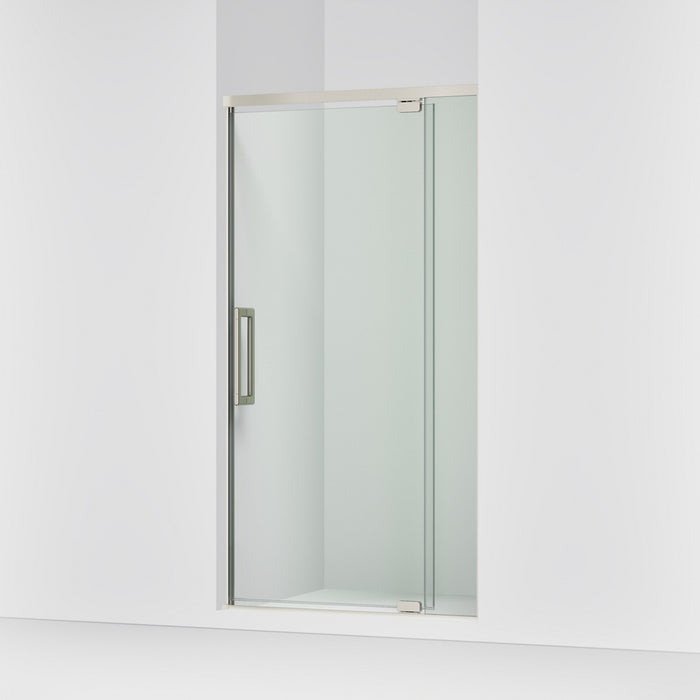 KOHLER K-CA37594-8L Statement 76" H pivot shower door with 5/16"-thick glass