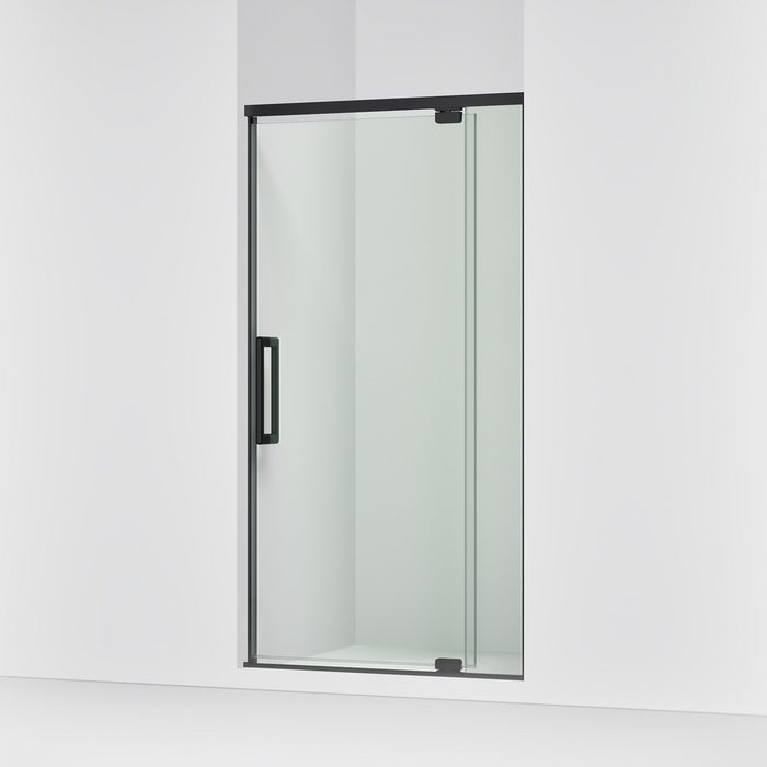 KOHLER K-CA37594-8L Statement 76" H pivot shower door with 5/16"-thick glass