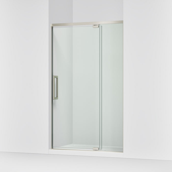 KOHLER K-CA37595-8L Statement 76" H pivot shower door with 5/16"-thick glass