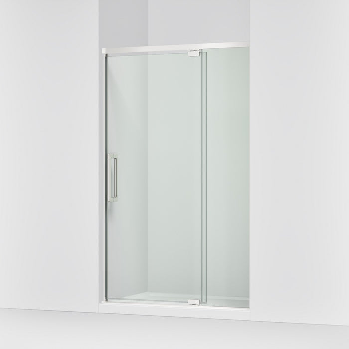 KOHLER K-CA37595-8L Statement 76" H pivot shower door with 5/16"-thick glass