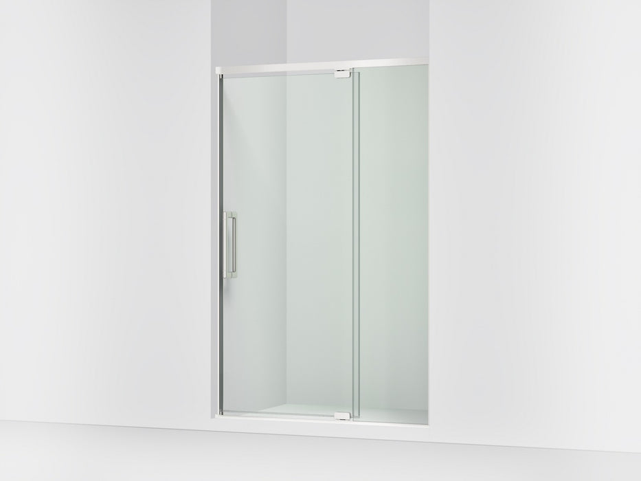 KOHLER K-CA37596-8L Statement 76" H pivot shower door with 5/16"-thick glass