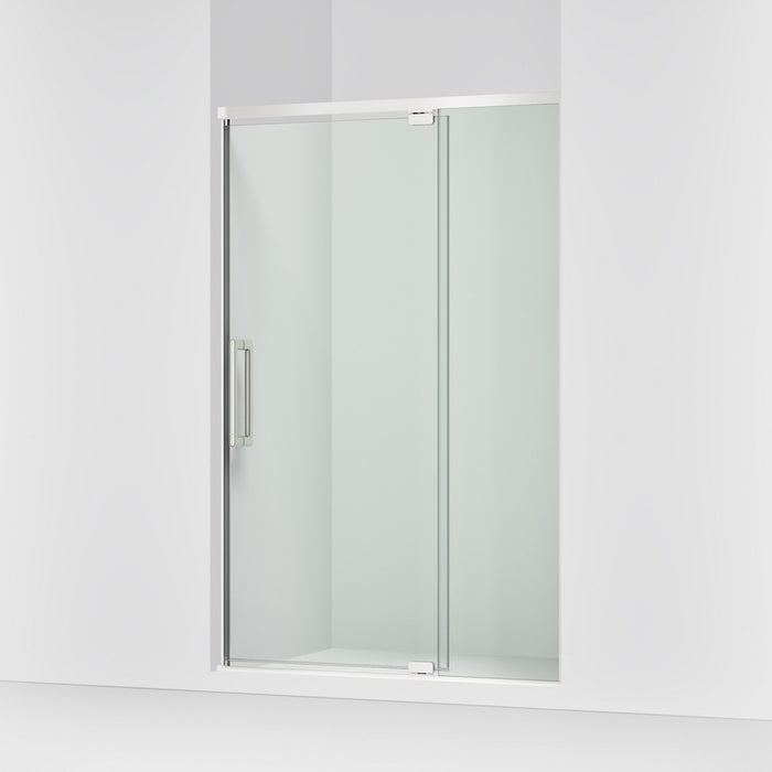KOHLER K-CA37596-8L Statement 76" H pivot shower door with 5/16"-thick glass