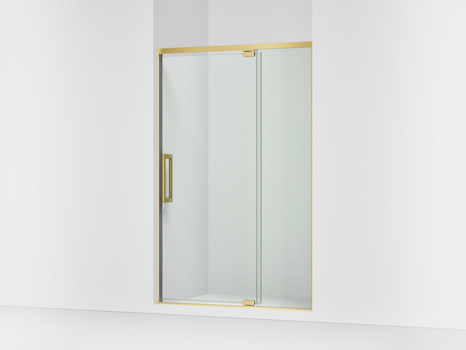 KOHLER K-CA37596-8L Statement 76" H pivot shower door with 5/16"-thick glass