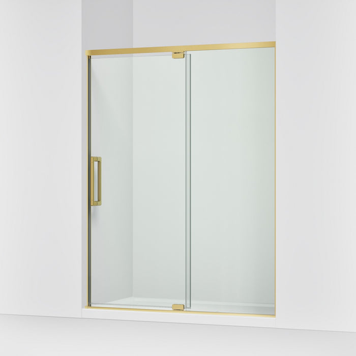 KOHLER K-CA37597-8L Statement 76" H pivot shower door with 5/16"-thick glass
