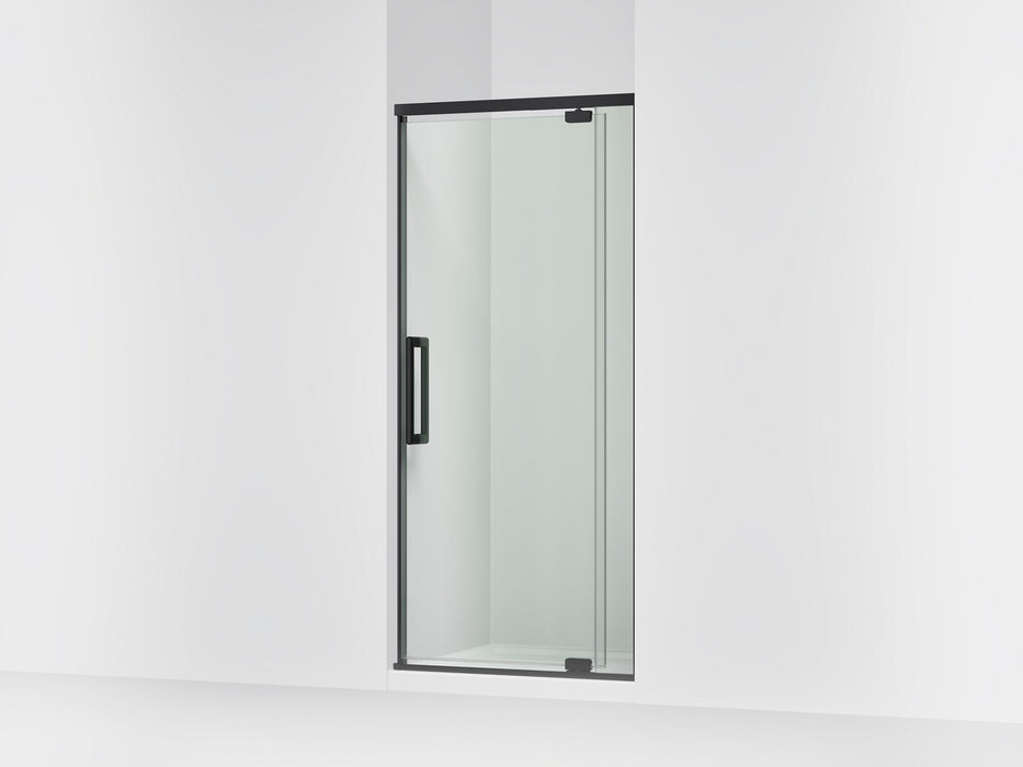 KOHLER K-CA37598-8L Statement 76" H pivot shower door with 5/16"-thick glass