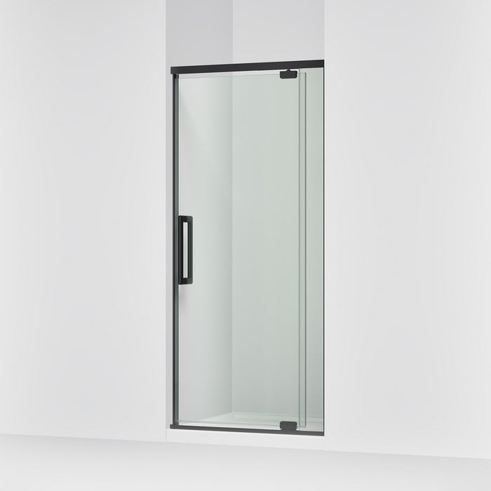 KOHLER K-CA37598-8L Statement 76" H pivot shower door with 5/16"-thick glass