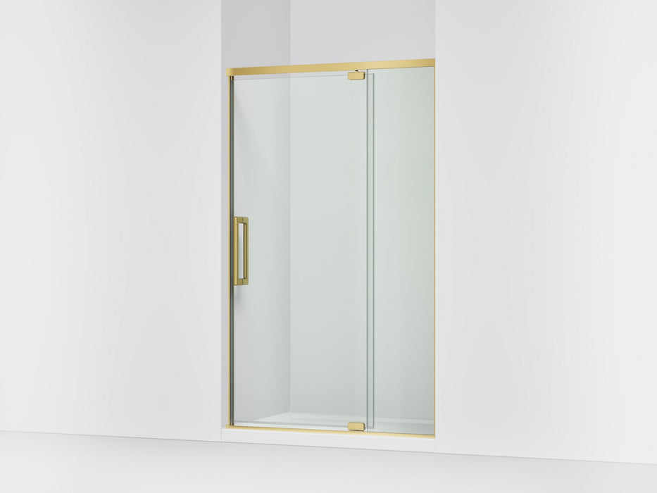 KOHLER K-CA37599-8L Statement 76" H pivot shower door with 5/16"-thick glass