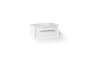 KOHLER K-CM33562-BD1 Enivo 36" Wall-hung Bathroom Vanity Cabinet with Sink and Quartz Top, White - 3/4 view of product