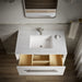 KOHLER K-CM33562-BD1 Enivo 36" Wall-hung Bathroom Vanity Cabinet with Sink and Quartz Top, White - View of products in room f