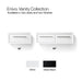 KOHLER K-CM33563-BD1 Enivo 60" Wall-hung Bathroom Vanity Cabinet with Sinks and Quartz Top, White - Detail image of a product