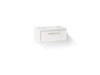 KOHLER K-CM33566-BD1 Lodern 36" Wall-hung Bathroom Vanity Cabinet with Sink and Quartz Top, Linen White - 3/4 view of product