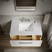 KOHLER K-CM33566-BD1 Lodern 36" Wall-hung Bathroom Vanity Cabinet with Sink and Quartz Top, Linen White - Products in use in 