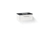 KOHLER K-CM33566-BD22 Lodern 36" Wall-hung Bathroom Vanity Cabinet with Sink and Quartz Top, Linen White - 3/4 view of produc
