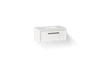 KOHLER K-CM33566-BD22 Lodern 36" Wall-hung Bathroom Vanity Cabinet with Sink and Quartz Top, Linen White - 3/4 view of produc