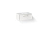 KOHLER K-CM33566-BD22 Lodern 36" Wall-hung Bathroom Vanity Cabinet with Sink and Quartz Top, Linen White - 3/4 view of produc