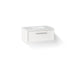 KOHLER K-CM33566-BD22 Lodern 36" Wall-hung Bathroom Vanity Cabinet with Sink and Quartz Top, Linen White - 3/4 view of produc
