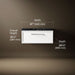 3/4 view of product with dimensions
