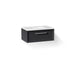 KOHLER K-CM33566-BD22 Lodern 36" Wall-hung Bathroom Vanity Cabinet with Sink and Quartz Top, Slate Grey - 3/4 view of product