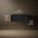 3/4 view of product with dimensions