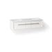 KOHLER K-CM33567-BD23 Lodern 60" Wall-hung Bathroom Vanity Cabinet with Sinks and Quartz Top, Linen White - 3/4 view of produ