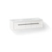 KOHLER K-CM33567-BD23 Lodern 60" Wall-hung Bathroom Vanity Cabinet with Sinks and Quartz Top, Linen White - 3/4 view of produ
