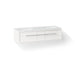 KOHLER K-CM33567-BD23 Lodern 60" Wall-hung Bathroom Vanity Cabinet with Sinks and Quartz Top, Linen White - 3/4 view of produ