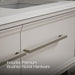 KOHLER K-CM33567-BD23 Lodern 60" Wall-hung Bathroom Vanity Cabinet with Sinks and Quartz Top, Linen White - Detail image of a