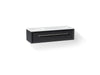 KOHLER K-CM33567-BD23 Lodern 60" Wall-hung Bathroom Vanity Cabinet with Sinks and Quartz Top, Slate Grey - 3/4 view of produc