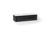KOHLER K-CM33567-BD23 Lodern 60" Wall-hung Bathroom Vanity Cabinet with Sinks and Quartz Top, Slate Grey - 3/4 view of produc