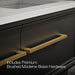 KOHLER K-CM33567-BD23 Lodern 60" Wall-hung Bathroom Vanity Cabinet with Sinks and Quartz Top, Slate Grey - Detail image of a 