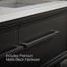 KOHLER K-CM33567-BD23 Lodern 60" Wall-hung Bathroom Vanity Cabinet with Sinks and Quartz Top, Slate Grey - Detail image of a 
