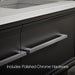 KOHLER K-CM33567-BD23 Lodern 60" Wall-hung Bathroom Vanity Cabinet with Sinks and Quartz Top, Slate Grey - Detail image of a 
