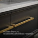 KOHLER K-CM33567-BD23 Lodern 60" Wall-hung Bathroom Vanity Cabinet with Sinks and Quartz Top, Slate Grey - Detail image of a 