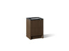 KOHLER K-CM39265-BD1 Statement 24" Bathroom Vanity Set with Sink and Quartz Top, Draper Oak - 3/4 view of product