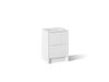 KOHLER K-CM39265-BD1 Statement 24" Bathroom Vanity Set with Sink and Quartz Top, White - 3/4 view of product