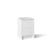 KOHLER K-CM39265-BD1 Statement 24" Bathroom Vanity Set with Sink and Quartz Top, White - 3/4 view of product
