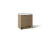 KOHLER K-CM39266-BD1 Statement 30" Bathroom Vanity Set with Sink and Quartz Top, Pale Oak - 3/4 view of product