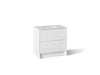 KOHLER K-CM39267-BD1 Statement 36" Bathroom Vanity Set with Sink and Quartz Top, White - 3/4 view of product