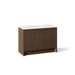 KOHLER K-CM39268-BD1 Statement 48" Bathroom Vanity Set with Sink and Quartz Top, Draper Oak - 3/4 view of product