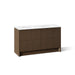 KOHLER K-CM39269-BD1 Statement 60" Bathroom Vanity Set with Sinks and Quartz Top, Draper Oak - 3/4 view of product