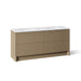 KOHLER K-CM39270-BD1 Statement 72" Bathroom Vanity Set with Sinks and Quartz Top, Pale Oak - 3/4 view of product