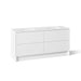 KOHLER K-CM39270-BD1 Statement 72" Bathroom Vanity Set with Sinks and Quartz Top, White - 3/4 view of product