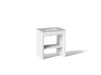 KOHLER K-CM39271-BD1 Statement 30" Console-style Bathroom Vanity Set with Sink and Quartz Top, White - 3/4 view of product