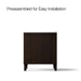KOHLER K-CM99530-BD1 Poplin 30" bathroom vanity cabinet with sink and quartz top, claret suede - view 3