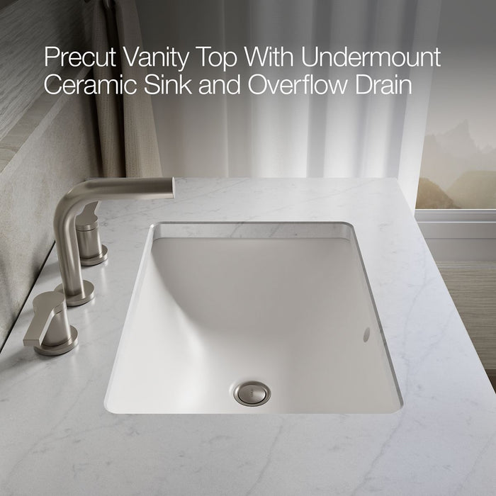 KOHLER K-CM99530-BD1 Poplin 30" bathroom vanity cabinet with sink and quartz top, claret suede - view 4