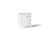 KOHLER K-CM99530-BD1 Poplin 30" bathroom vanity cabinet with sink and quartz top, linen white