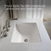 KOHLER K-CM99530-BD1 Poplin 30" bathroom vanity cabinet with sink and quartz top, linen white - view 3