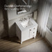 KOHLER K-CM99530-BD1 Poplin 30" bathroom vanity cabinet with sink and quartz top, linen white - view 5